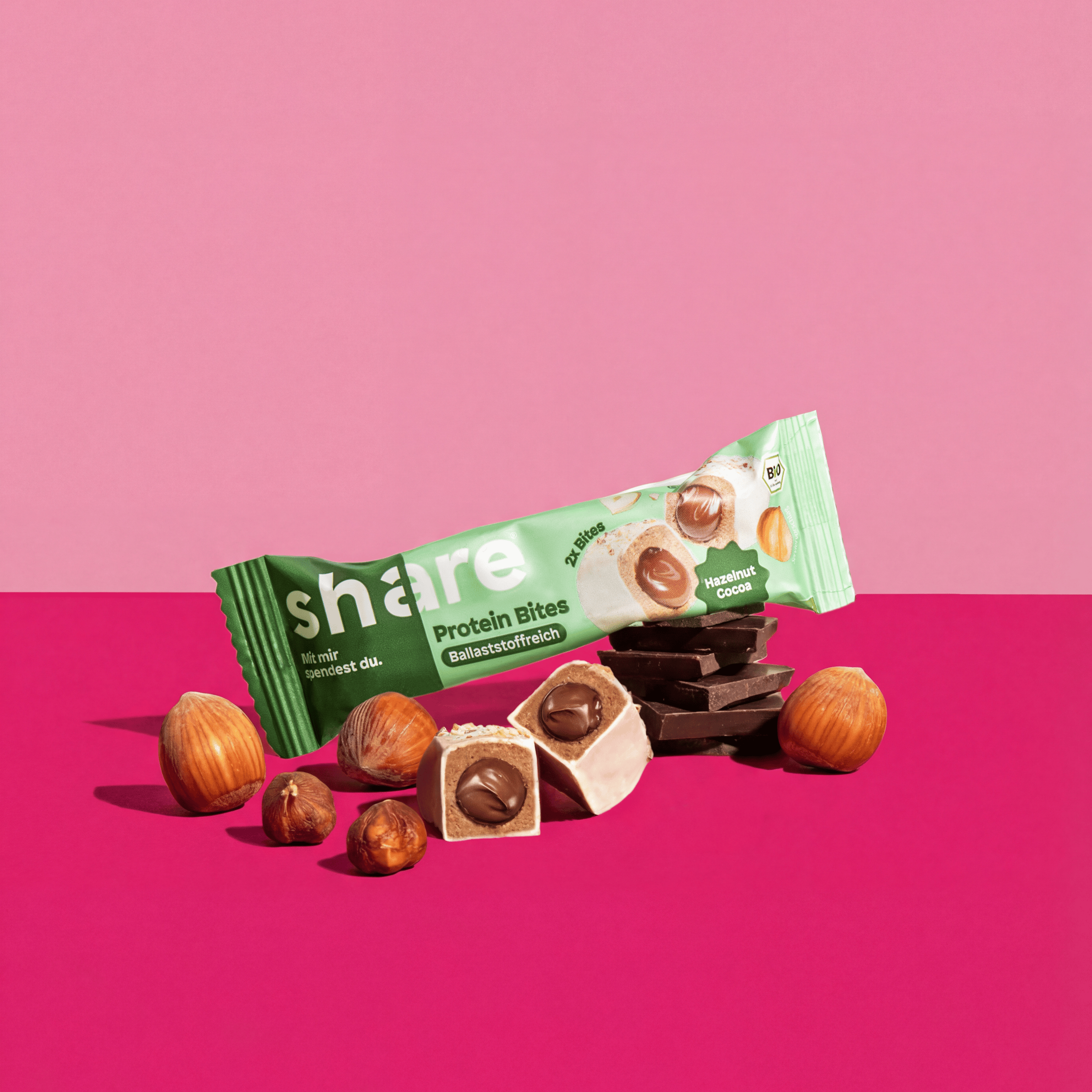 Bouchées protéinées bio Noisette Cacao