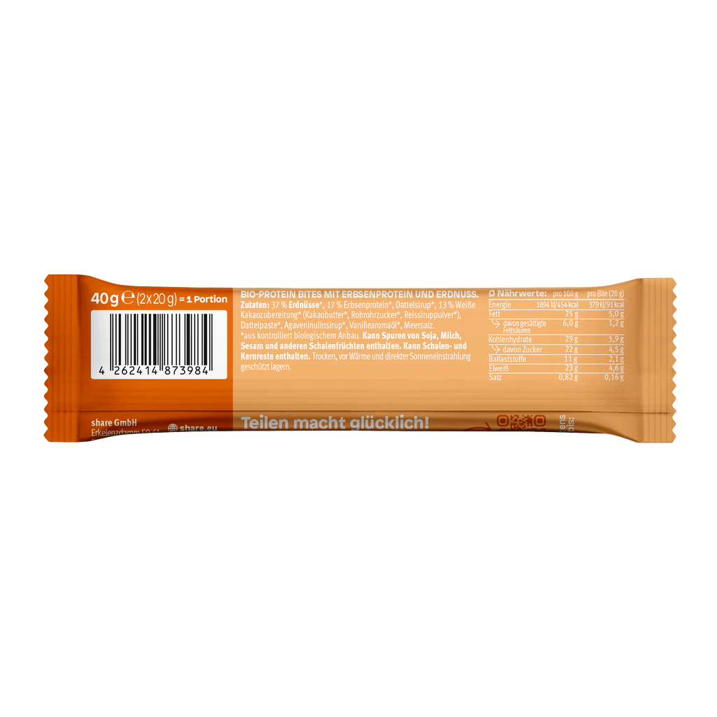 Bio Bouchées Protéinées Cacahuètes Salées
