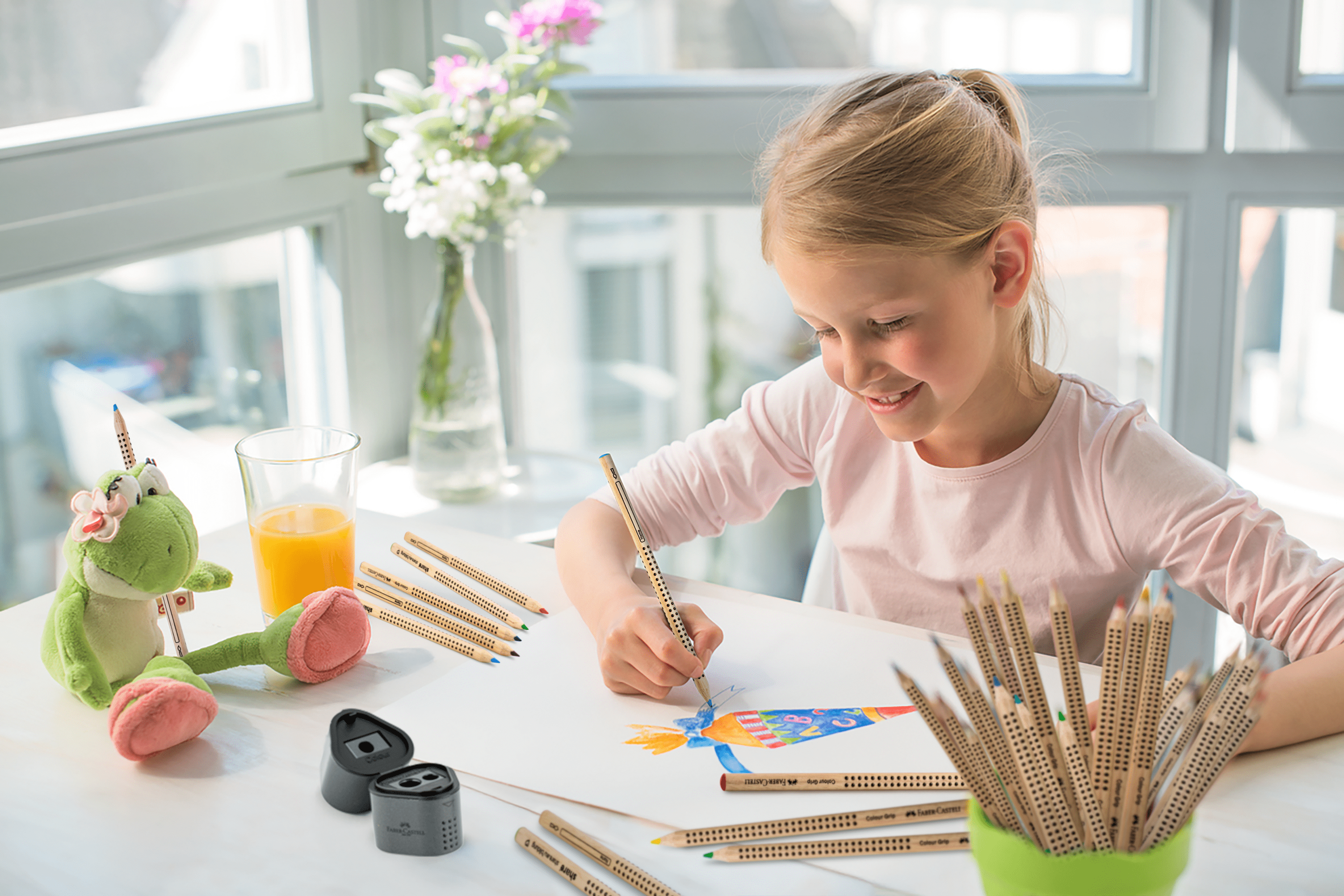 Taille-crayons triple