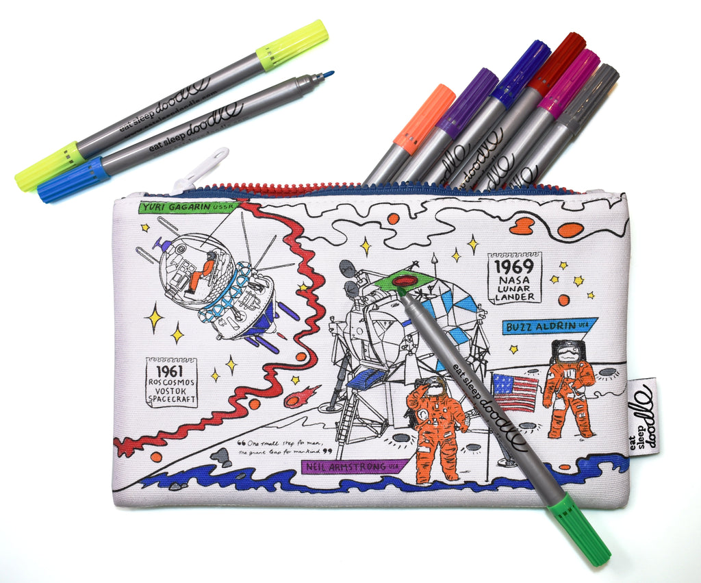 Kibakids - space explorer pencil case - party pack of 10