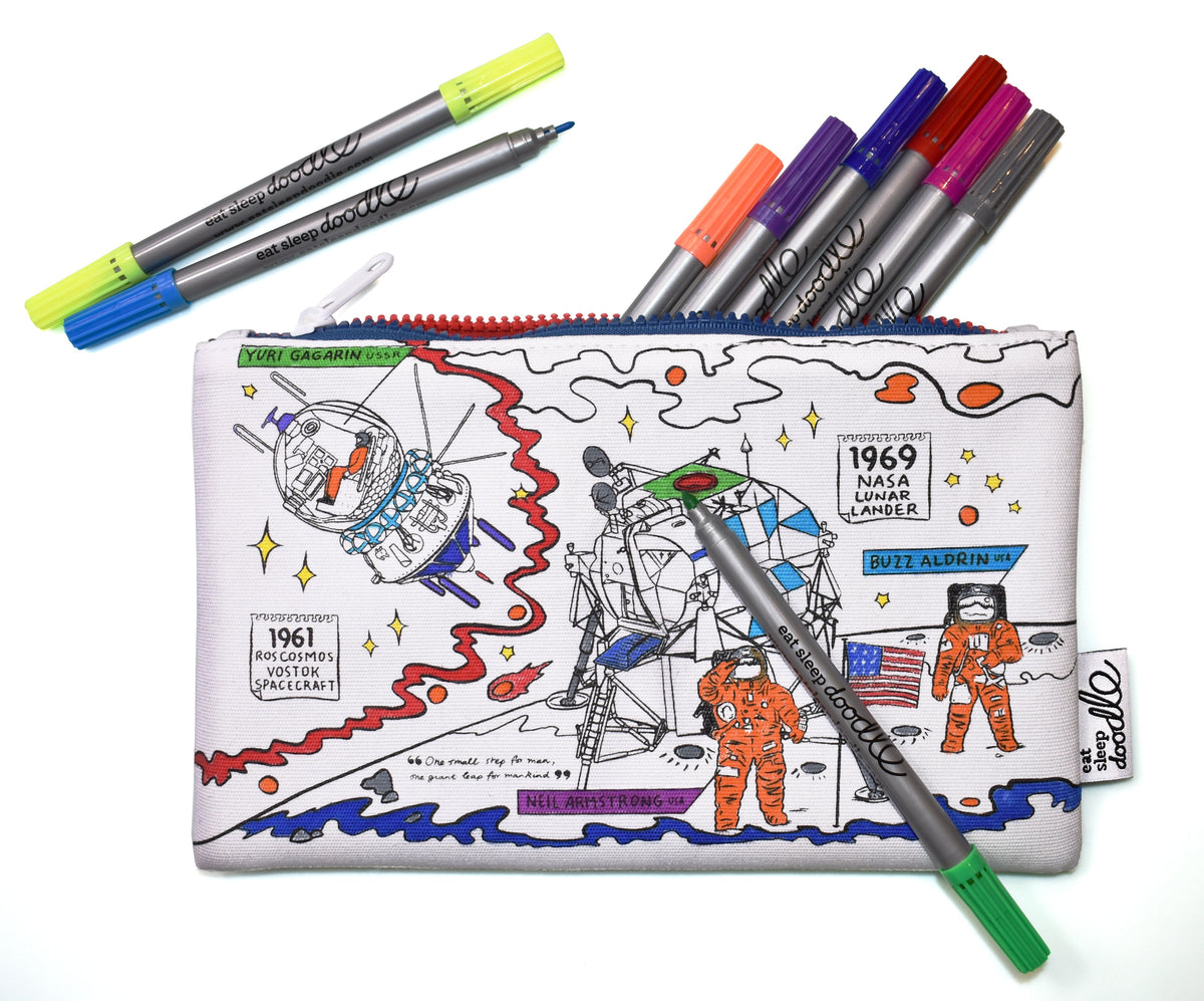 Kibakids - space explorer pencil case - party pack of 10