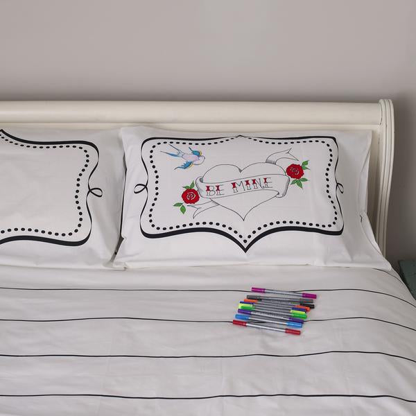 Kibakids - doodle notebook pillowcase